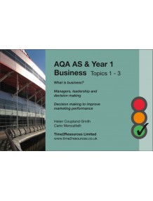AQA GCE Business Revision Guides (10)  Topics 1-3